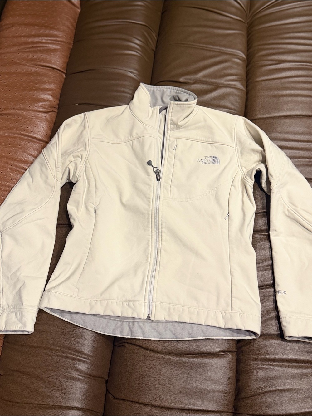 The North Face Women's Cream Softshell Utility Jacket